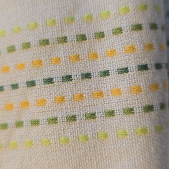 White and Green Kitchen Towel - Picture 3 of 5